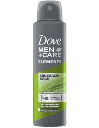 اسپری ضد تعریق مردانه داو با رایحه مریم گلی 150میل 48 ساعته Dove Men+Care Elements Antiperspirant Dry Spray — تصویر ۳
