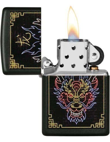 فندک زیپو Zippo 49396 (Neon Dragon Design) — تصویر ۶
