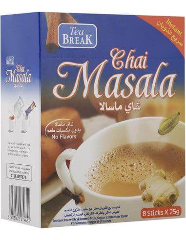 چای ماسالا تی بریک 8 عددی Tea Break Instant Masala Chai — تصویر ۴