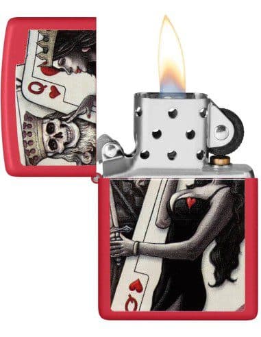فندک زیپو Zippo 48624 (Skull King Queen Beaut) — تصویر ۹