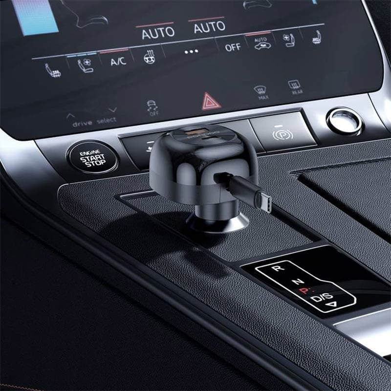 شارژر فندکی ۲ پورت پرودو porodo dual port car charger 36w — تصویر ۶