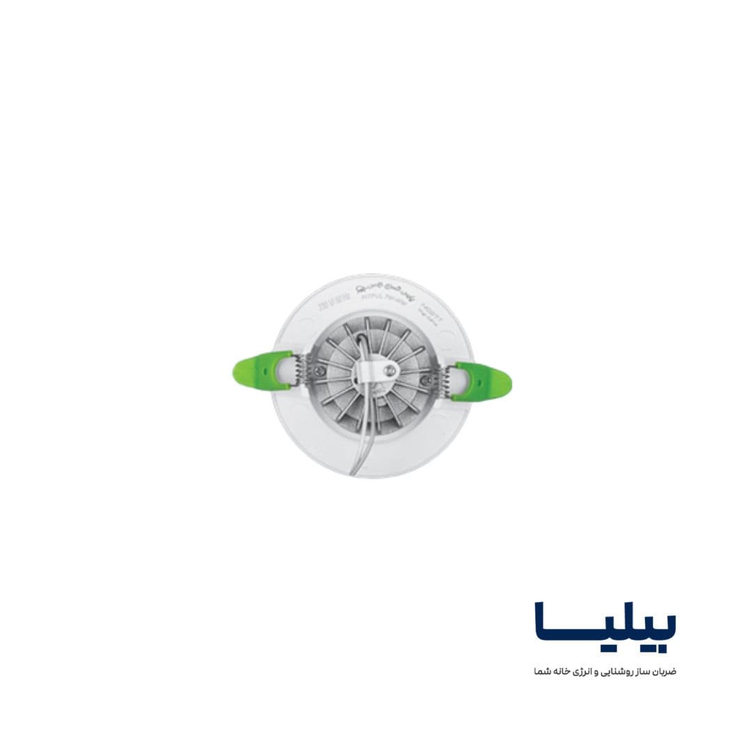 چراغ چشمی متحرک دایره ای 7 وات SMD پارس شعاع توس — تصویر ۲