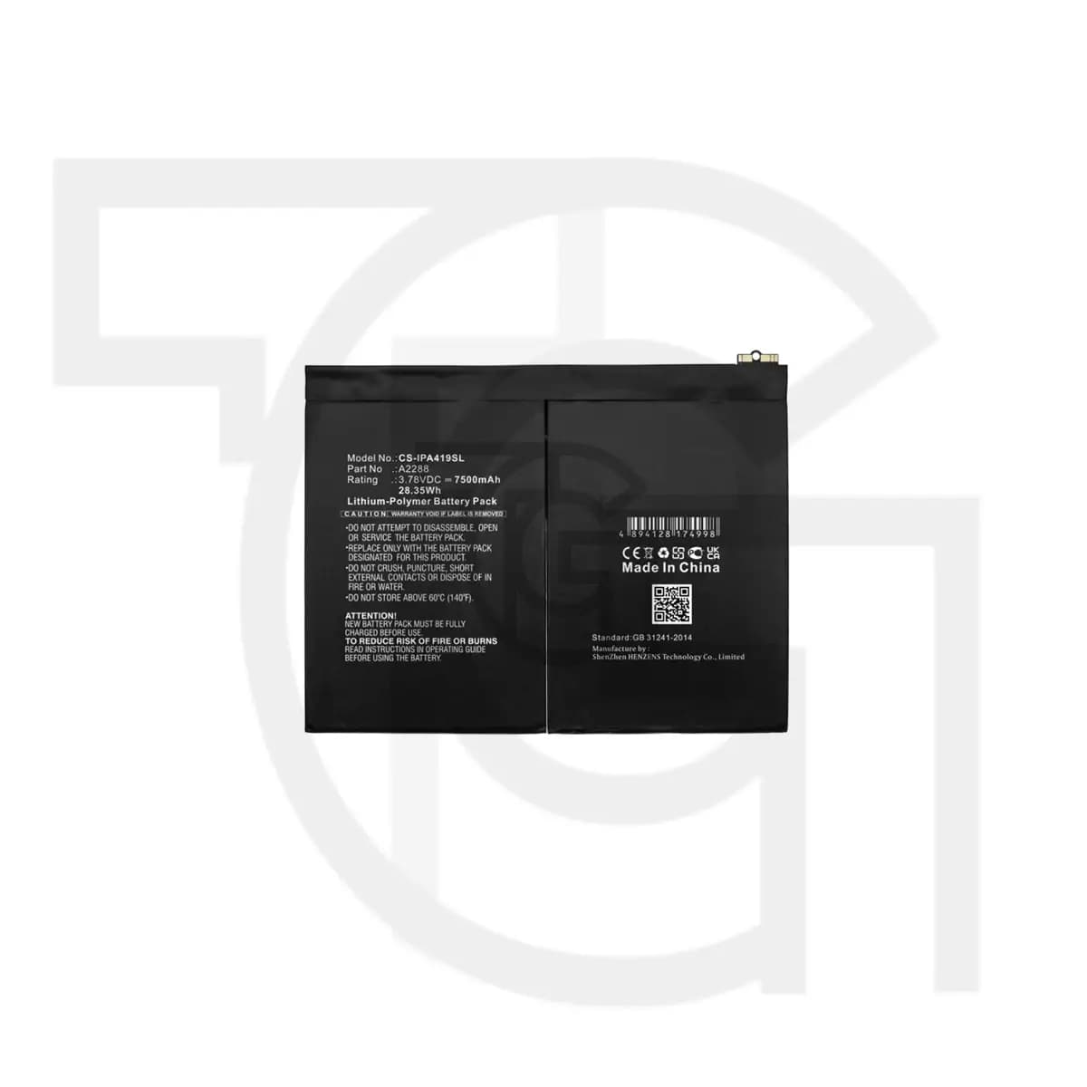 باتری اپل آیپد (اصلی)(A2288) Battery Apple iPad