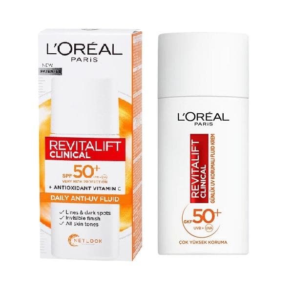 ضد آفتاب فلوئیدی ضدلک بی رنگ رویتالیفت لورال +SPF50 — تصویر ۴