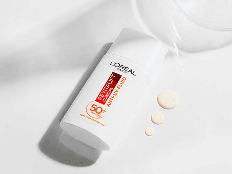 ضد آفتاب فلوئیدی ضدلک بی رنگ رویتالیفت لورال +SPF50 — تصویر ۳