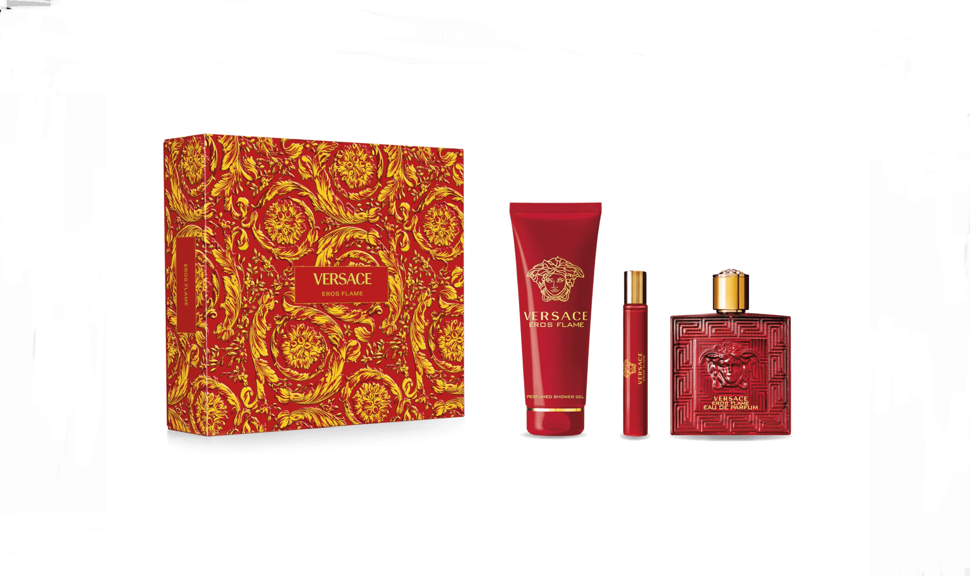 ست هدیه ادکلن مردانه ورساچه اروس فلیم Versace Eros Flame حجم 100 میل