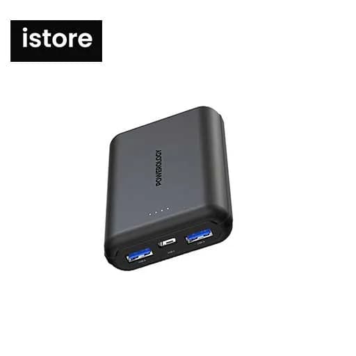 پاوربانک پاورولوجی 10000 میلی آمپر مدل PPBCHA27 | نو با گارنتی Powerology 10000 mAh PD20w QC 18W 2*USB-A 1*USB-C Port Fast Charging Power Bank PPBCHA27 — تصویر ۳