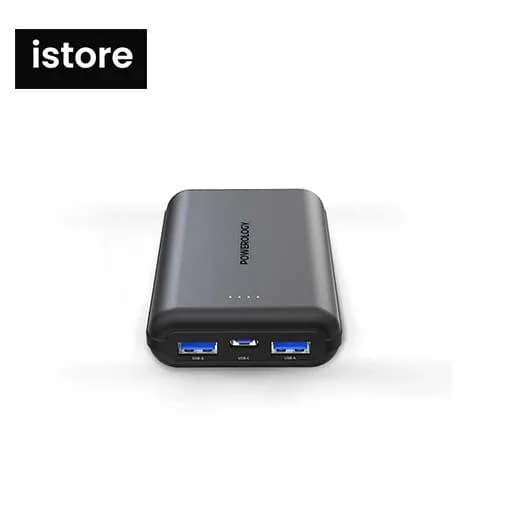 پاوربانک پاورولوجی 10000 میلی آمپر مدل PPBCHA27 | نو با گارنتی Powerology 10000 mAh PD20w QC 18W 2*USB-A 1*USB-C Port Fast Charging Power Bank PPBCHA27 — تصویر ۵