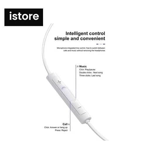 هندزفری مک دودو مدل HP-6080 با گارانتی ا MCDODO HP-6080 Earphone Stereo Line Control Headset Wired Corded — تصویر ۶
