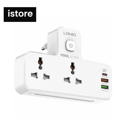 چند راهی برق الدینیو SC2311 ا LDNIO SC2311 3port USB Charger And Power Strip — تصویر ۱۲