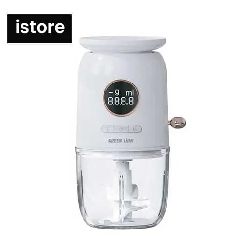 خردکن و ترازو برقی میکسر گرین لاین مدل (GNWLFDCHOPWH) Green Lion Wireless Weighing Food Chopper 600mL 7.4V نو با گارنتی سفید
