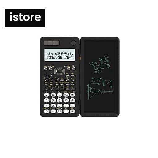 ماشین حساب به همراه پد یادداشت گرین لاین مدل Green Lion Scientific Calculator & Writing Pad GNSCALWPAD نو با گارنتی — تصویر ۲