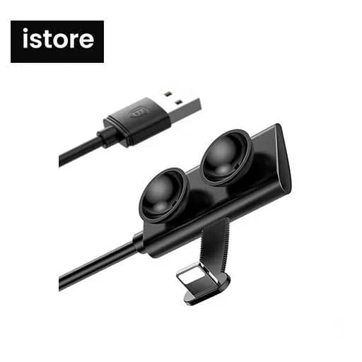کابل شارژ USB به لایتنینگ باسئوس مدل CALXP-A01 طول 1 متر توان 2.4 آمپر Baseus Suction Cup Mobile Game Cable (اوپن باکس) با گارانتی — تصویر ۹