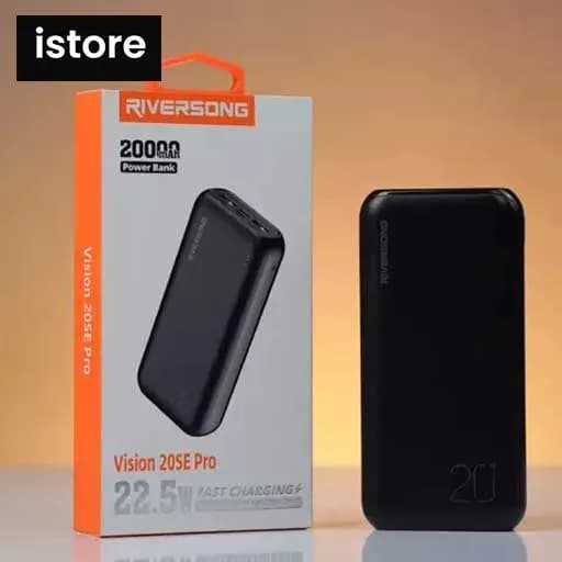 پاوربانک 20000 میلیآمپر ساعت ریورسانگ مدل Vision 20SE Pro PB84 نو با گارنتی (18 ماه گارنتی تعویض بدون قید و شرط LMR) — تصویر ۲