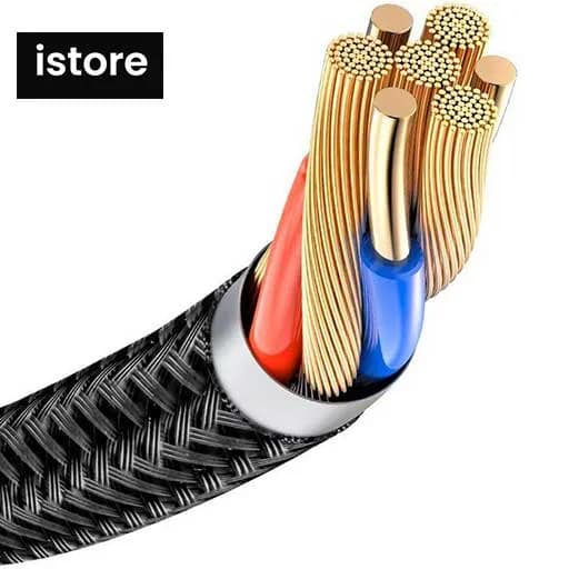 کابل آیفون فست شارژ Mcdodo CA-2700 3A PD 1.2m ا MCDODO CA-2700 3A 1.2M LIGHTNING CABLE — تصویر ۲