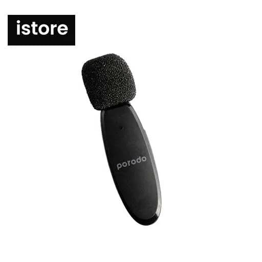 میکروفون بیسیم یقه ای پرودو Porodo Dual Connector Lavalier Microphone Dual Mic PD-2MLAV — تصویر ۲