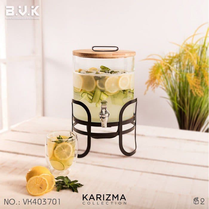کلمن شیشه ای طرح کاریزما بی وی کی کد 403701 — تصویر ۲