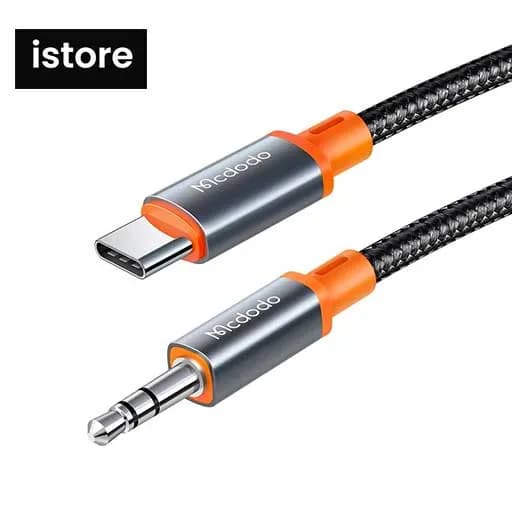 کابل تبدیل USB-C به AUX مک دودو مدل CA-0820 طول 1.2 متر |Mac Dodo USB-C to AUX conversion cable — تصویر ۶