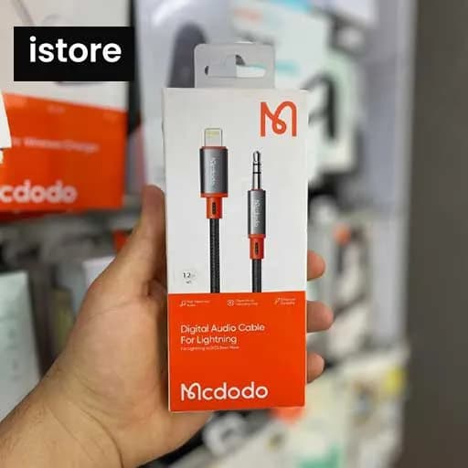 کابل تبدیل لایتنینگ به AUX مک دودو مدل CA-0780 طول 1.2 متر | با گارانتیLightning to AUX conversion cable Mac Dodo — تصویر ۹