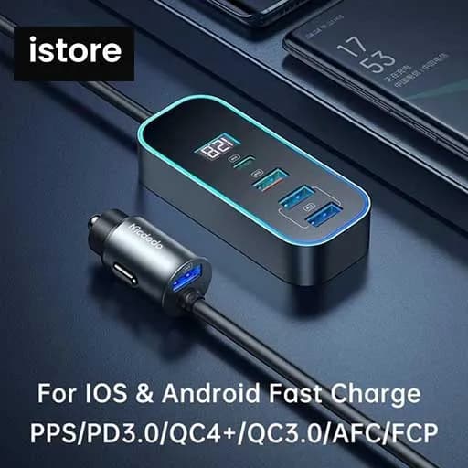 شارژر فندکی CC-1900 مک دودو با گارانتی | Mac Dodo car charger model CC-1900 — تصویر ۲
