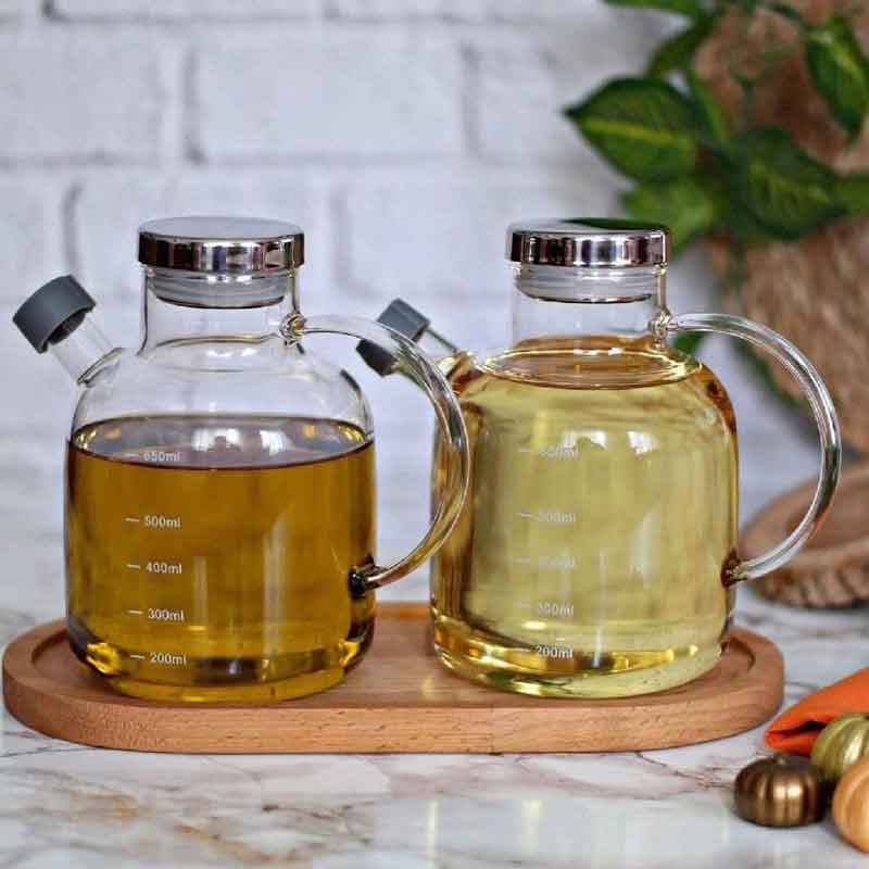 ظرف روغن پیرکس (بروسیلیکات) ترکیه Arow 650ml — تصویر ۶