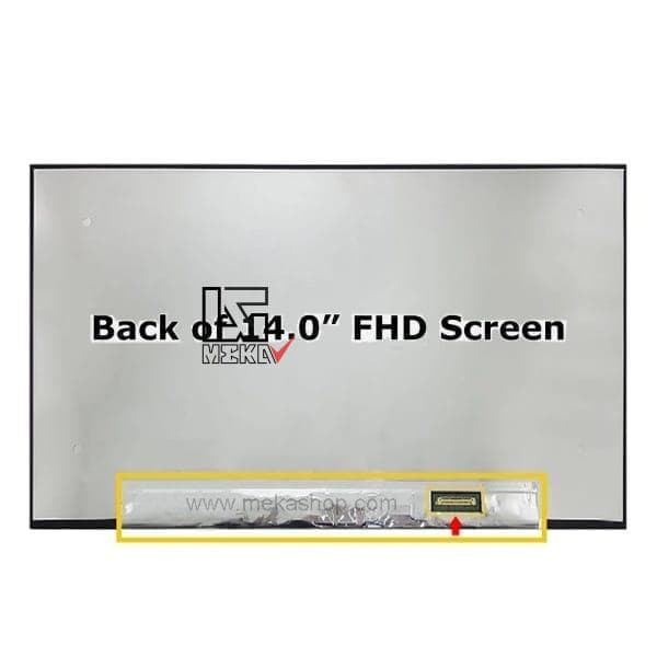 ال ای دی لپ تاپ LED FULL HD 30 PIN 14″ نازک (بدون جاپیچ – برد پشت -سوکت از پایین) — تصویر ۴