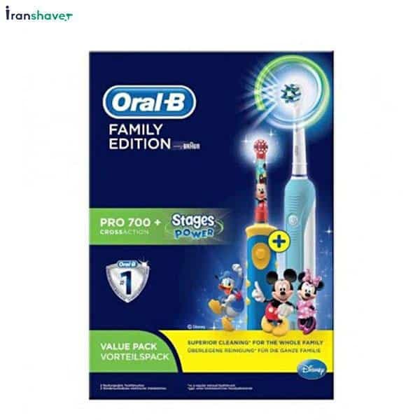 مسواک برقی اورال-بی مدل (Family edition ( pro500+ stages power — تصویر ۸