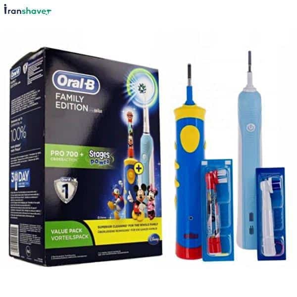 مسواک برقی اورال-بی مدل (Family edition ( pro500+ stages power — تصویر ۶