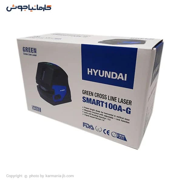 تراز لیزری هیوندای دو خط مدل SMART 100A-G — تصویر ۸