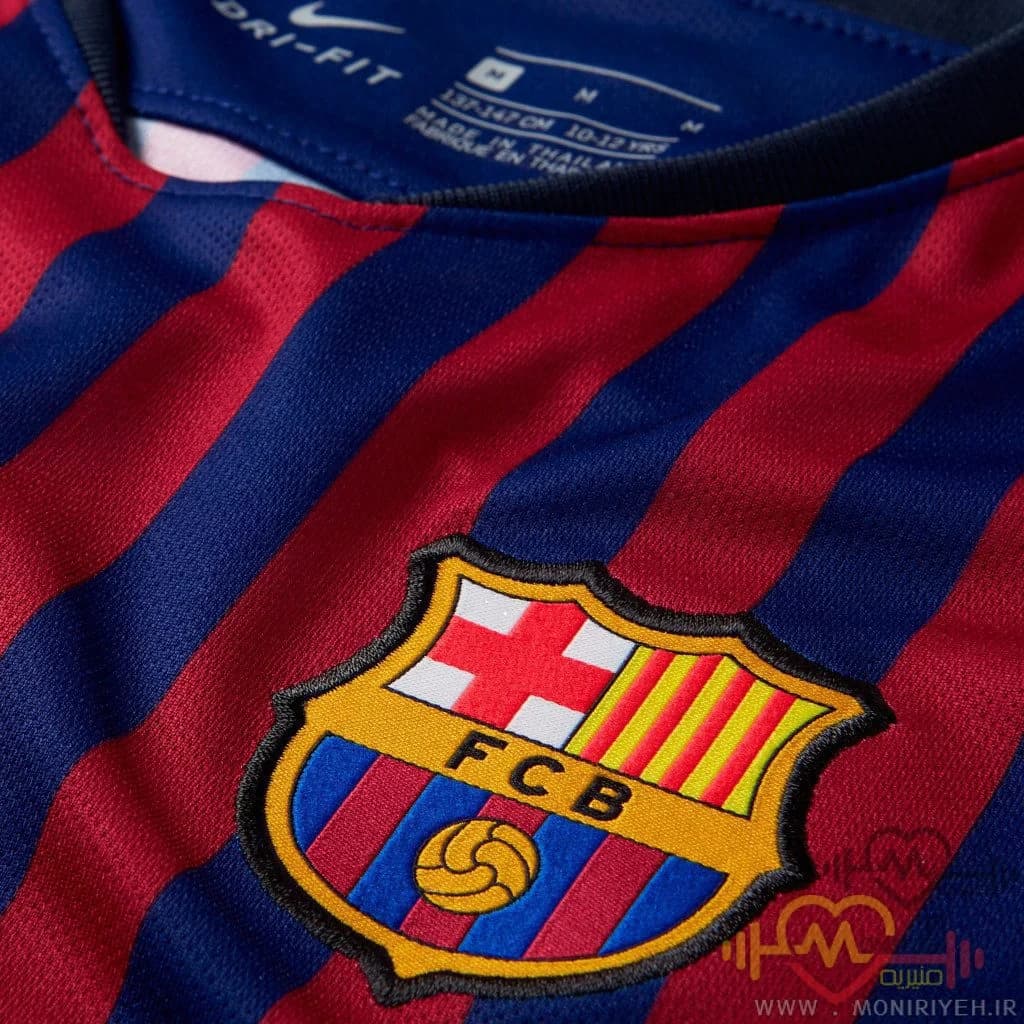 پیراهن اول بارسلونا Barcelona Home T-shirt — تصویر ۶