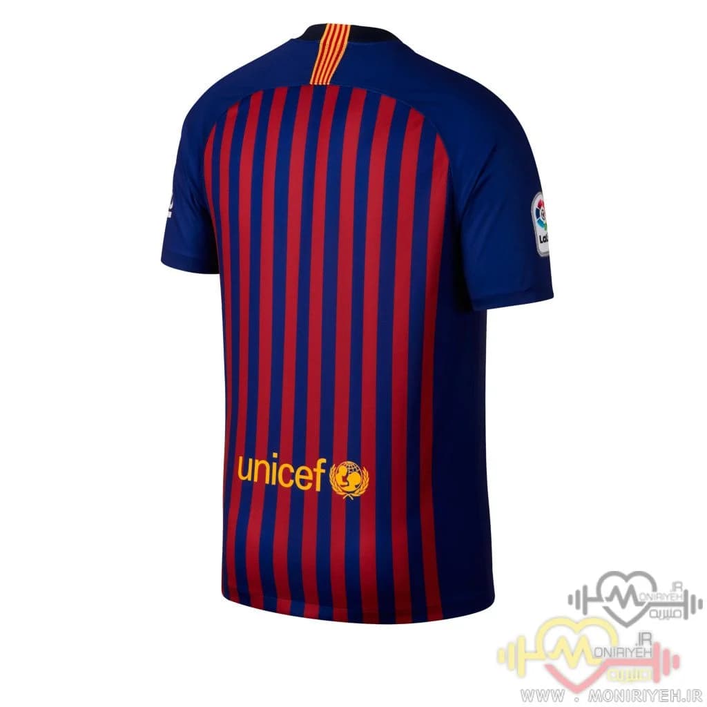 پیراهن اول بارسلونا Barcelona Home T-shirt — تصویر ۵