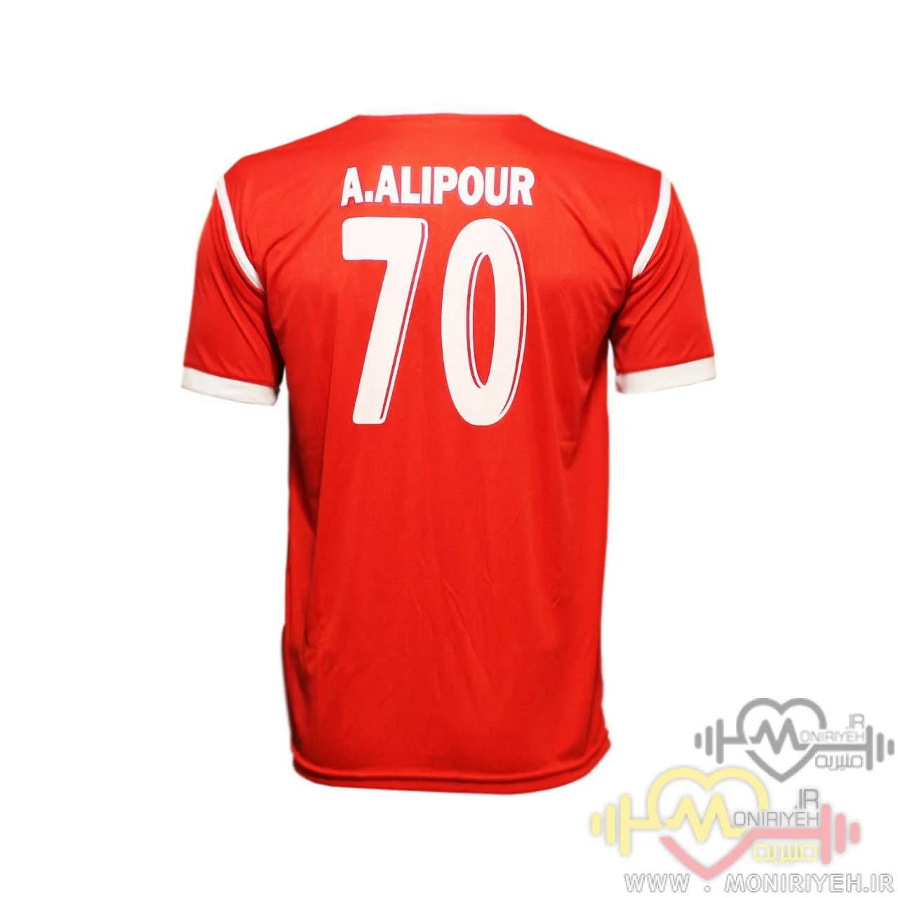 تی شرت طرح پرسپولیس ورزشی مدل Alipour-2019 — تصویر ۴