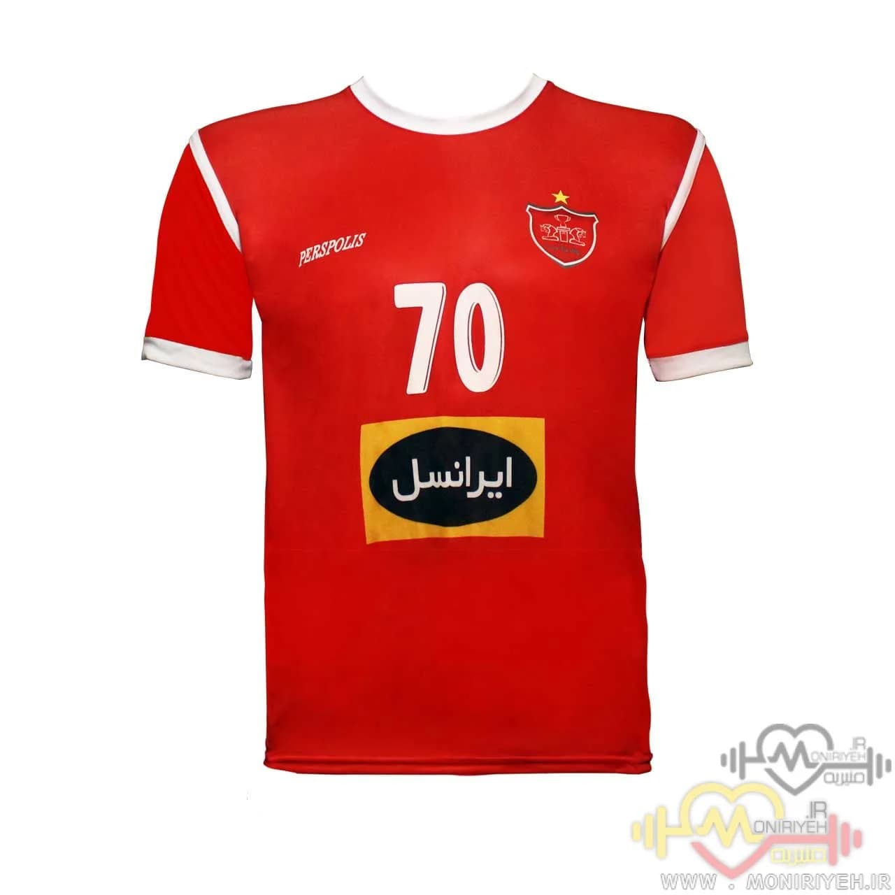 تی شرت طرح پرسپولیس ورزشی مدل Alipour-2019 — تصویر ۳