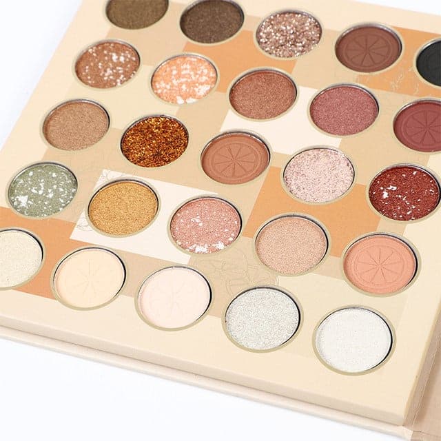 سایه چشم 50 رنگ پرتقال آی گود کو IGOODCO Orange 50 Pigmented colors Eyeshadow Palette — تصویر ۸