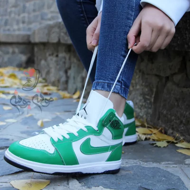 کتانی نایک جردن ساقدار سبز NIKE JORDAN — تصویر ۲