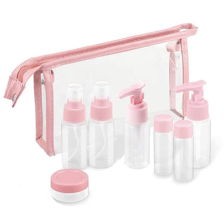 ست ۱۱ تکه مسافرتی ظروف آرایشی و بهداشتی کیفیت A+ زیپدار | 11Pcs Portable Travel Cosmetic Bottle Set — تصویر ۲