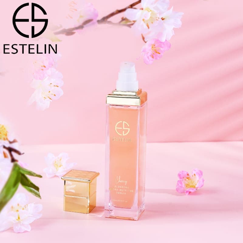 تونر صورت شکوفه گیلاس استلین اورجینال 110 میل ESTELIN Cherry Blossoms Micro-nutritive Toner — تصویر ۷