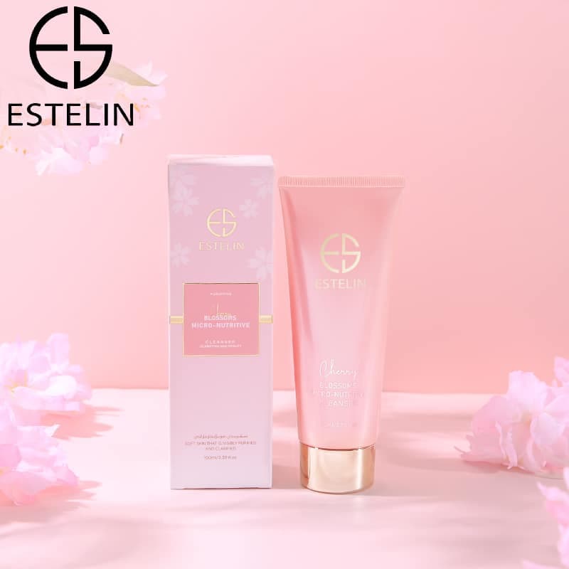 شوینده صورت شکوفه گیلاس استلین اورجینال 100 میل ESTELIN Cherry Blossoms Micro-nutritive Cleanser — تصویر ۷