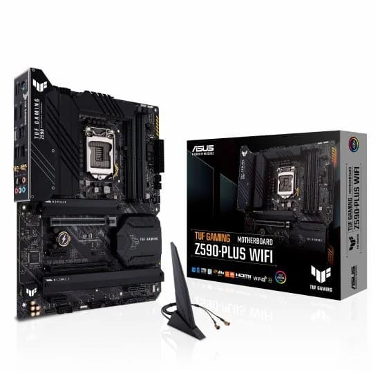 مادربرد ایسوس مدل TUF GAMING Z590-PLUS WIFI درحد نو — تصویر ۴