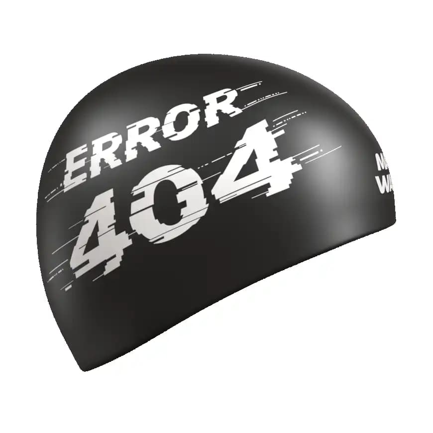 کلاه شنا سیلیکونی دو رو مدویو مدل ERROR 404 — تصویر ۲