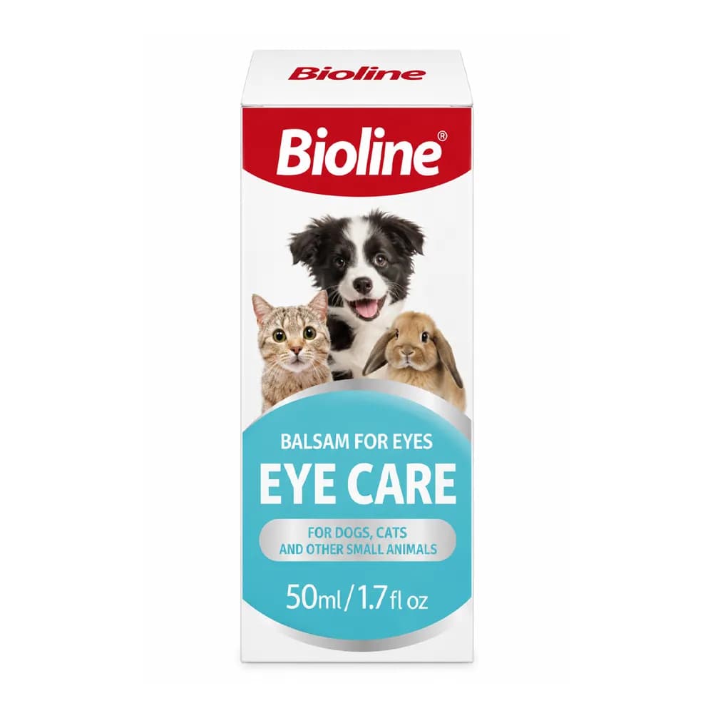 قطره نظافت چشم حیوانات خانگی بایولاین – Bioline Eye Care — تصویر ۳