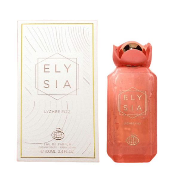 ادو پرفیوم زنانه فراگرنس ورد مدل الیسیا لیچه فیز Elysia Lychee Fizz حجم 100 میلی‌لیتر — تصویر ۳