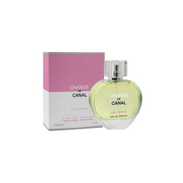 ادو پرفیوم زنانه فراگرنس ورد مدل چنج د کانال Change De Canal Eau Fresh حجم 100 میلی‌لیتر — تصویر ۲
