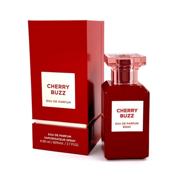 ادو پرفیوم یونیسکس فراگرنس ورد مدل چری باز Cherry Buzz حجم 80 میلی‌لیتر