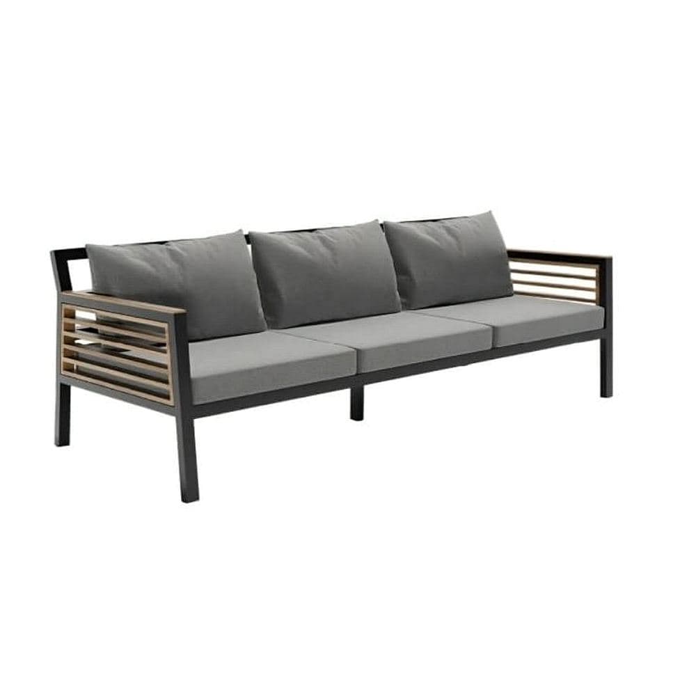 مبل سه نفره نظری مدل دنیز-چوبی- Deniz I-wood Triple Seat — تصویر ۹