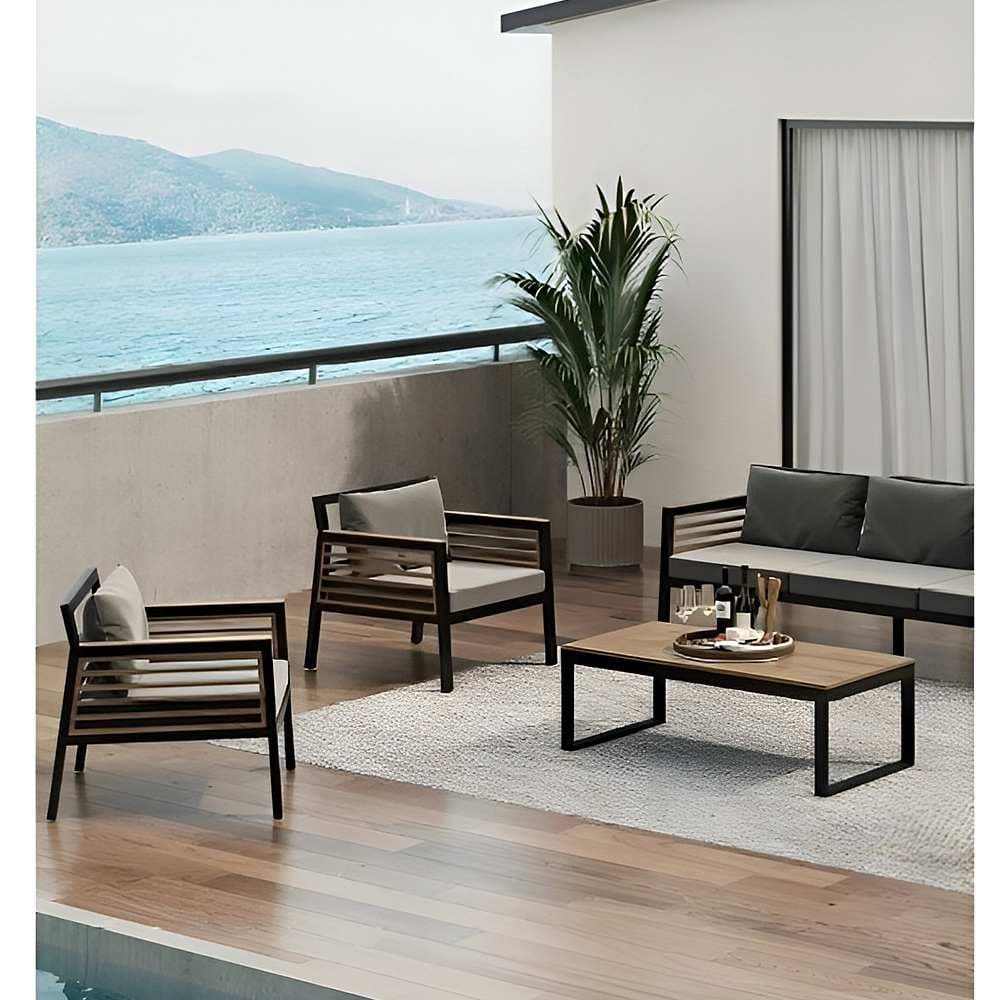 مبل سه نفره نظری مدل دنیز-چوبی- Deniz I-wood Triple Seat — تصویر ۱۱