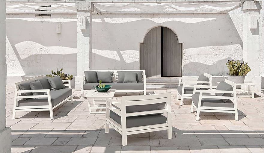 مبل دو نفره نظری مدل دنیز -تمام آلومینیومی -Deniz Double Seat — تصویر ۱۲