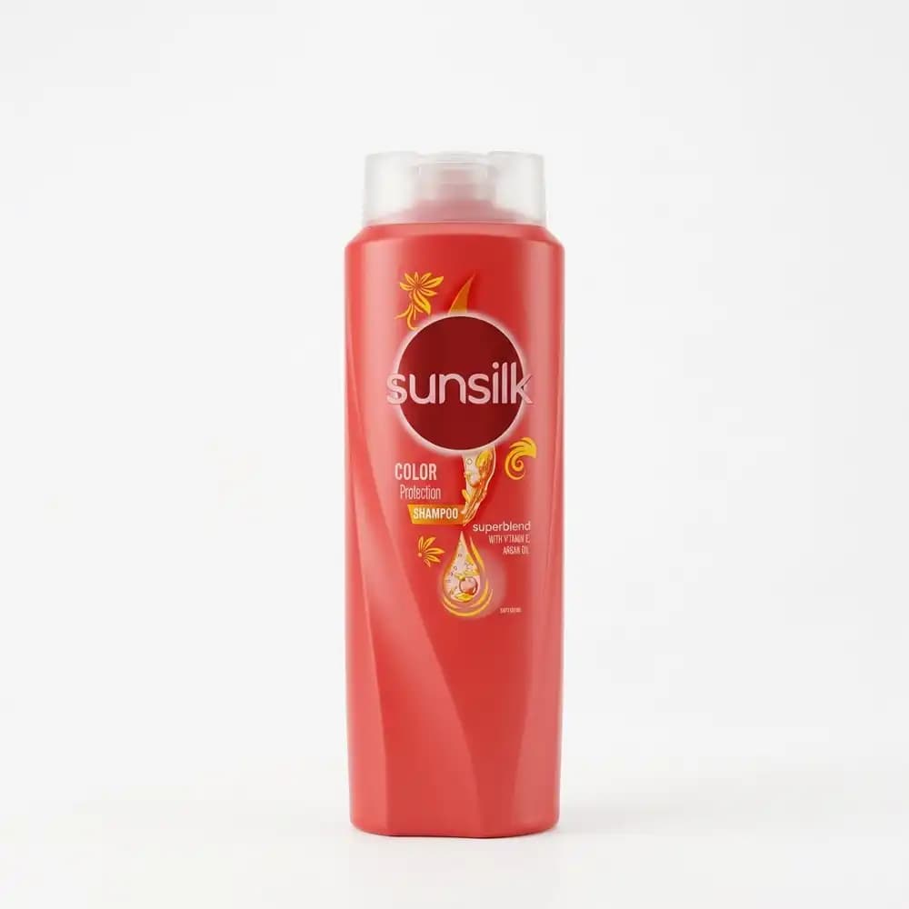 شامپو سانسیلک (sunsilk) قرمز مدل موی رنگ شده (Color Protection) حجم ۶۰۰ میلی‌لیتر — تصویر ۶