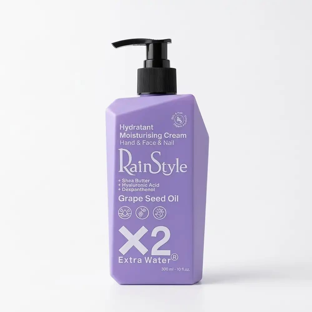 ژل کرم آبرسان و مرطوب‌کننده دست و صورت رین استایل (RainStyle) مدل کلاژن X2 Extra Water انواع پوست حجم 3۰۰ میلی‌لیتر — تصویر ۸
