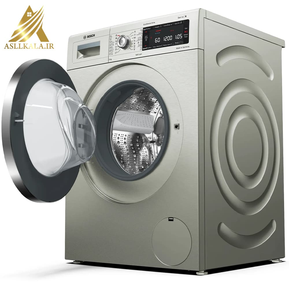 ماشین لباسشویی بوش WAW325X0EG سیلور 9 کیلویی — تصویر ۸